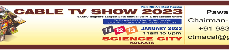 Cable TV Show 2023 Kolkata gears up for three-day mega exhibition