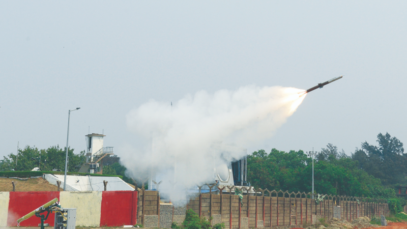 DRDO conducts two consecutive successful flight tests of Very Short Range Air Defence System missile