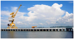 The First Indian Cargo Ship at the Sittwe Port