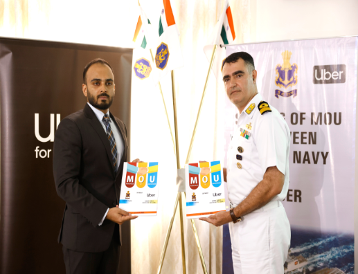 MOU BETWEEN INDIAN NAVY AND UBER