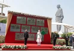 Lays foundation stone for multiple development projects worth Rs 160 crores in Kevadia, Gujarat