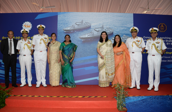 Cochin Shipyard launches 3 MAHE, MALVAN AND MANGROL’ for Indian Navy