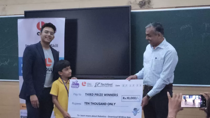 10-Year-Old Robotics Whiz Aarav Pandya Shines at IIT Techfest.
