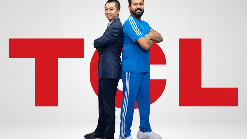 TCL India on-boards Rohit Sharma as the Brand Ambassador