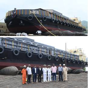 Indian Navy launched its fifth ship