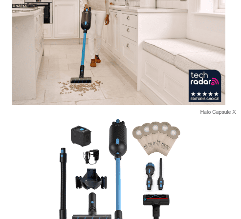 Halo Appliances’ Capsule X Named Best Cordless Vacuum by Tech Advisor