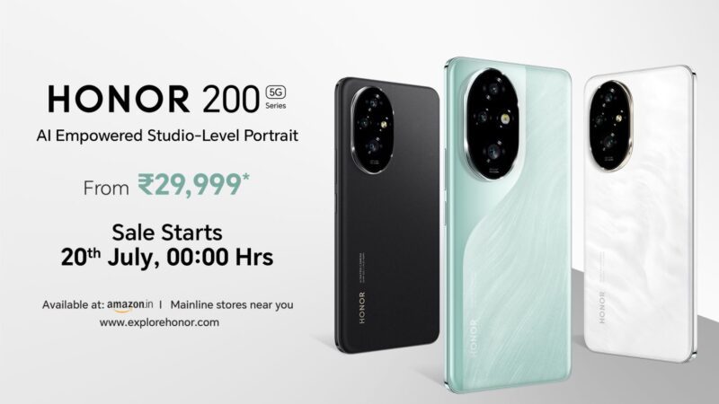 HONOR launches HONOR 200 Series in India, redefines mobile imaging with AI-powered Studio-level Portrait Photography