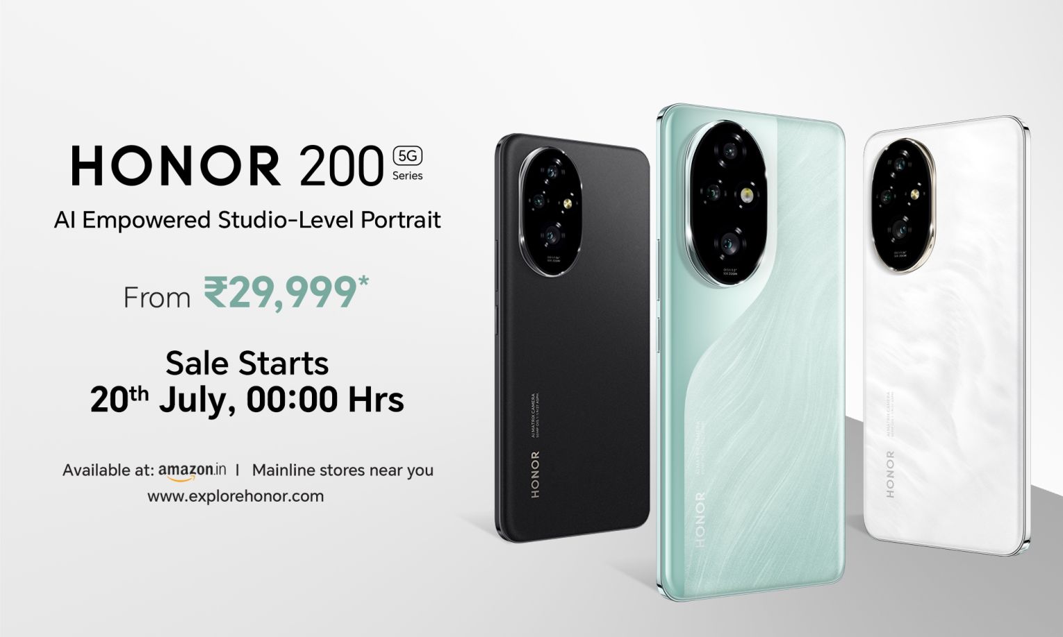 HONOR launches HONOR 200 Series in India, redefines mobile imaging with AI-powered Studio-level Portrait Photography