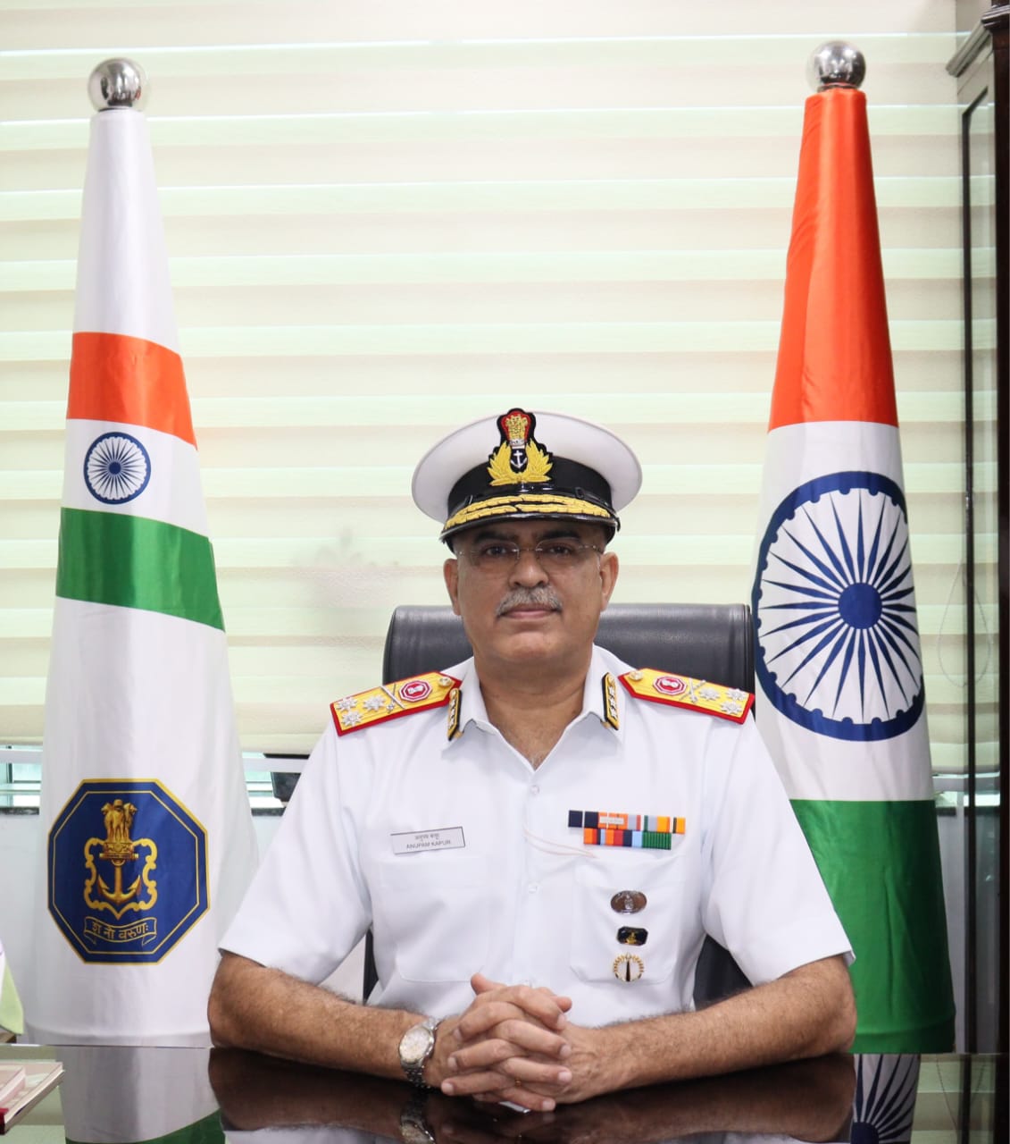 Surgeon Vice Adm Anupam Kapur assumes charge as Director General Hospital Services (Armed Forces)