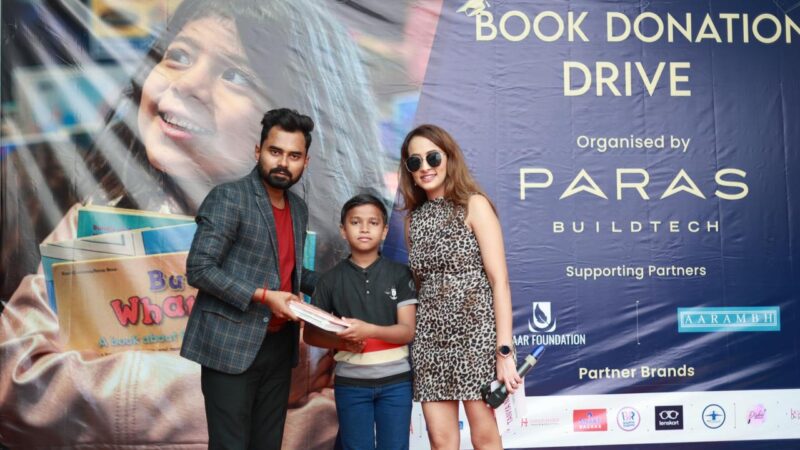 Paras Buildtech Organized a Successful Book Donation Drive