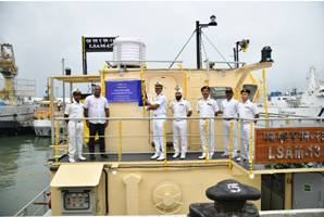 Fifth missile and ammunition ship inducted into Indian Navy