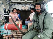 Indian Navy deploys aircraft and teams to flood-hit Andhra Pradesh