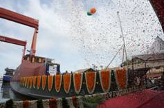 2 anti-submarine warships were launched at Cochin Shipyard