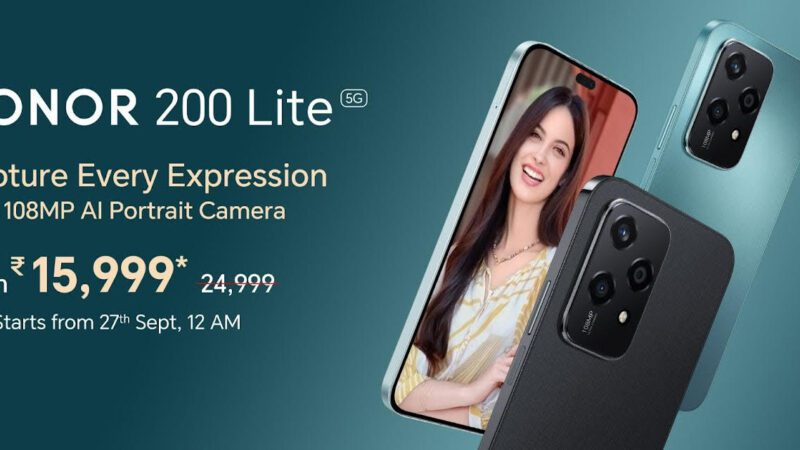 HONOR expands the HONOR 200 Series portfolio in the Indian market, brings flagship features to the mid-range segment with the HONOR 200 Lite 5G