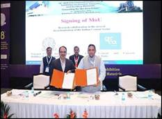 A Memorandum of Understanding (MoU) was signed between NCB and Global Cement and Concrete Association (GCCA), India