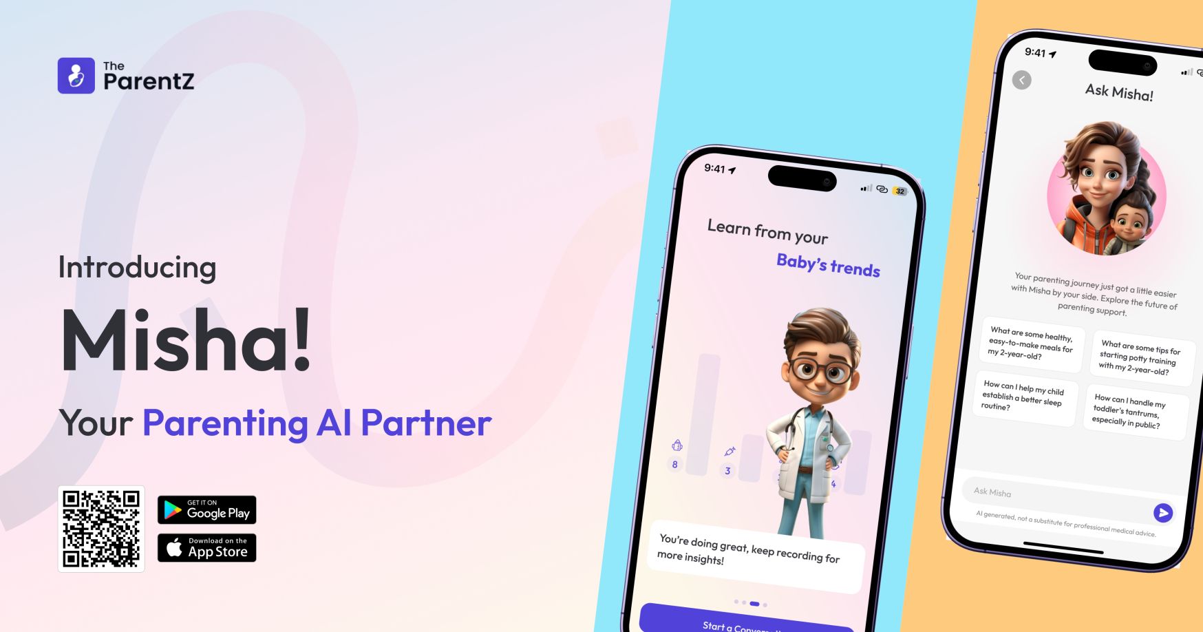 India’s First AI Parenting Assistant ‘Misha’ Now Powers The ParentZ App