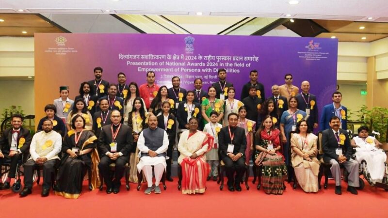 President of India Confers National Award to Minda Corporation Limited for the Empowerment of Persons with Disabilities