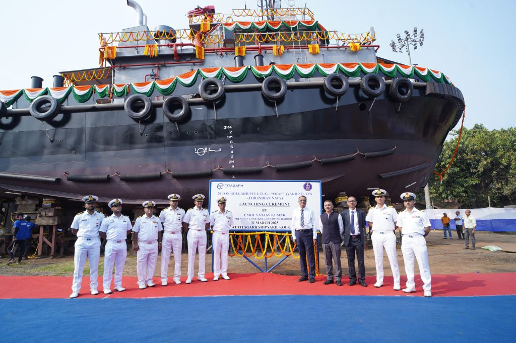 Indian Navy Commissions ‘Ojas’, Fifth in 25T Tug Series