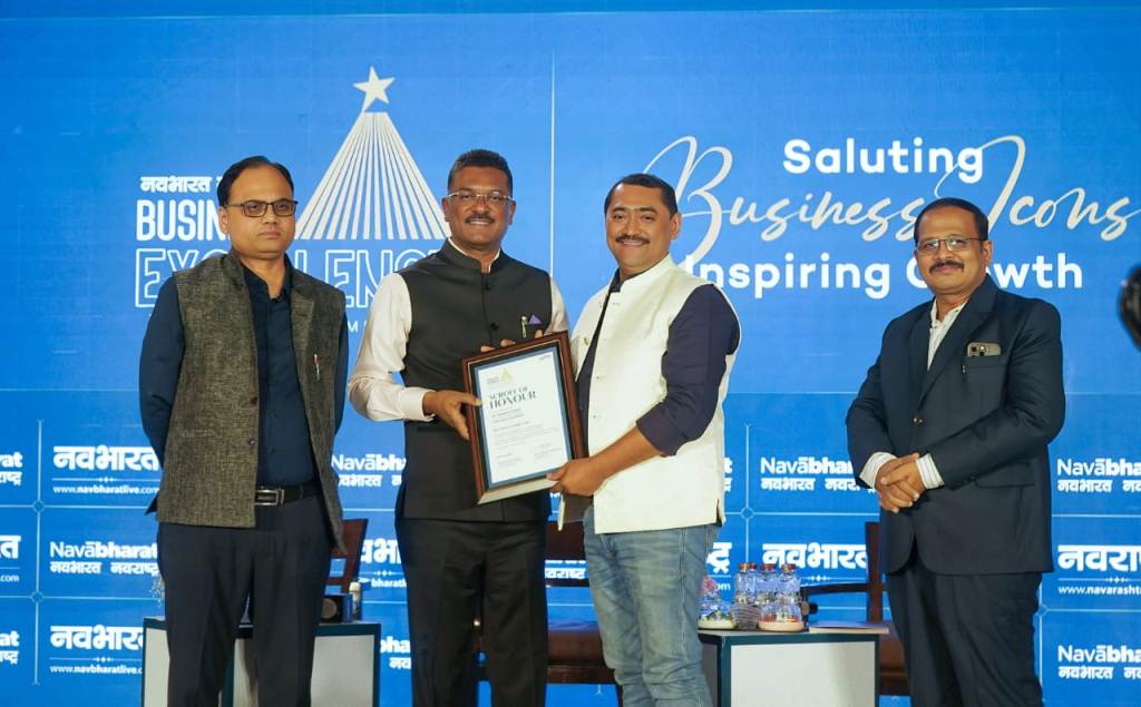 Child Help Foundation Receives “Scroll of Honour” from Navabharat Group for Outstanding Contribution to Healthcare