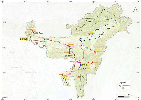 Cabinet Clears ₹22,864 Cr Shillong–Silchar Greenfield Highway