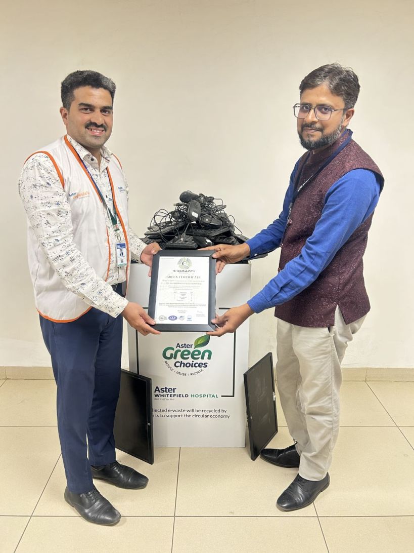 Aster DM Healthcare champions sustainability with e-Waste recycling and tree plantations in tribute to World Environment Day 2025