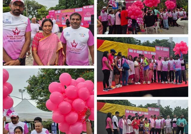 CARE Hospitals in Association with Rotary Club Organises ‘Pink Victory Run 2025’ to Create Awareness on Breast Cancer
