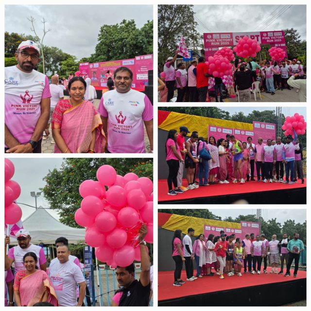 CARE Hospitals in Association with Rotary Club Organises ‘Pink Victory Run 2025’ to Create Awareness on Breast Cancer