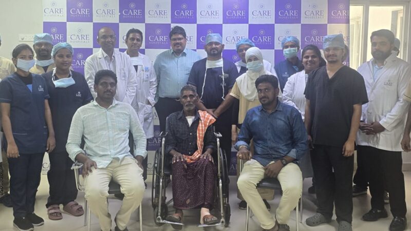 Surgeons at CARE Hospitals Successfully Perform Complex Life-Saving Heart Surgery on 69-Year-Old Patient