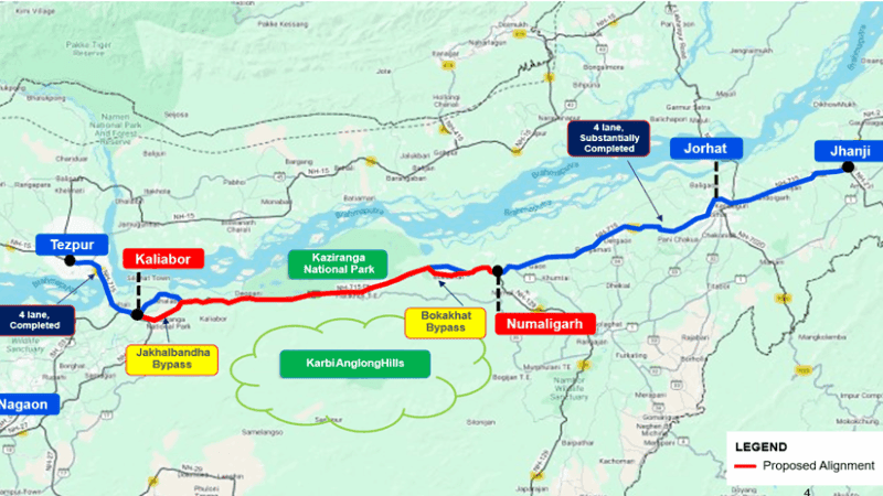 Cabinet Clears Four-Lane Expansion of Kalibor-Numaligarh Highway in Assam