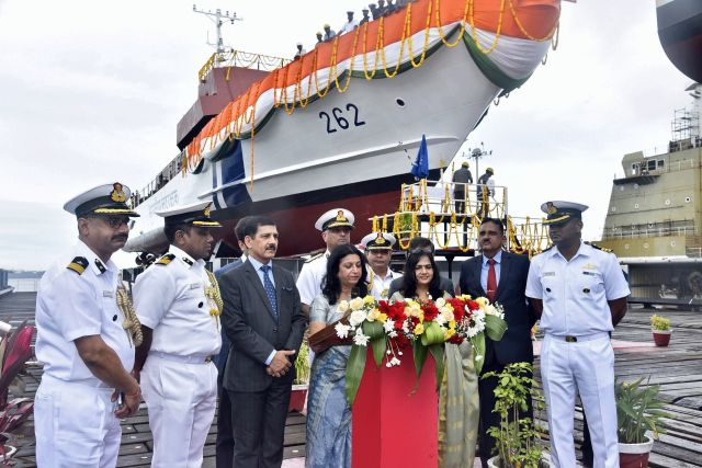 India launches Two Advanced Fast Patrol Vessels for Indian Coast Guard