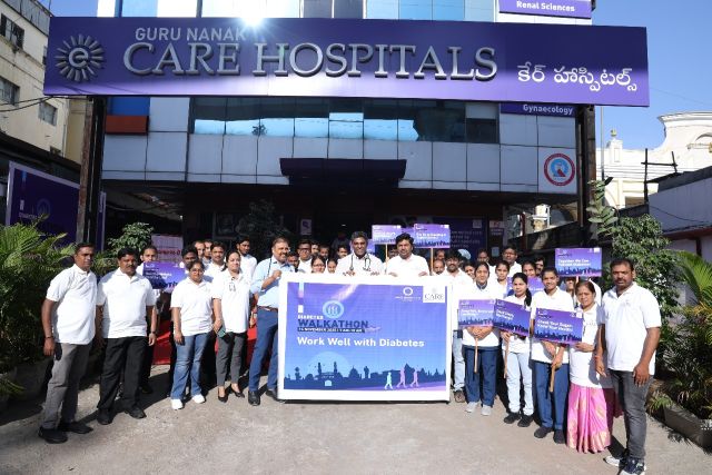 Gurunanak CARE Hospitals Leads Diabetes Awareness Walk on World Diabetes Day