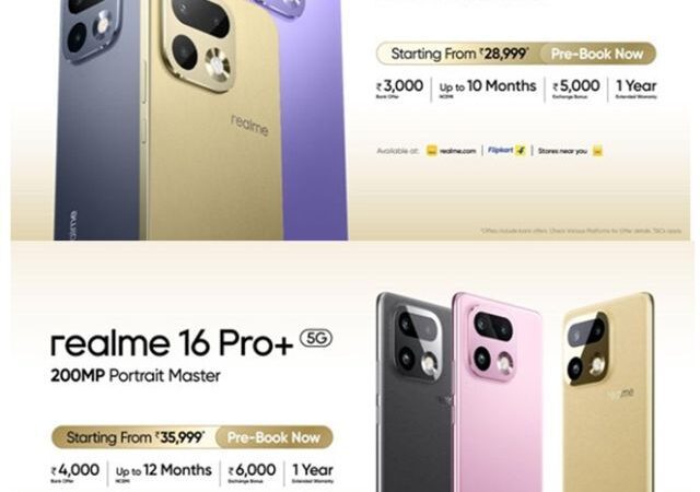 realme 16 Pro Series Debuts: 200MP LumaColor Portrait Master with Master Design and Powerful Performance