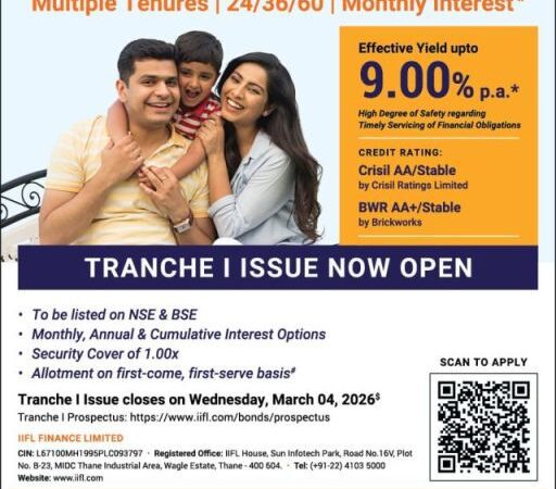 ​IIFL Finance to Raise Rs. 2,000 Crore through Bonds; Offers up to 9% Yield per annum