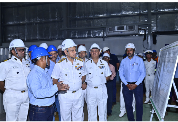 ICG Chief Inaugurates Waterjet Production Facility in Goa