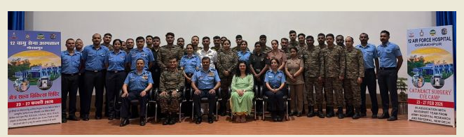 Military Doctors Restore Vision to 374 at Gorakhpur Mega Eye Camp