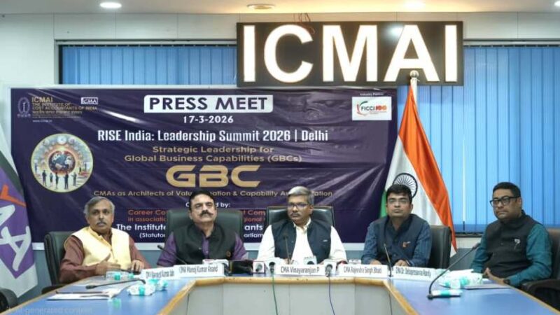​ICMAI to Host RISE India Leadership Summit 2026 in New Delhi