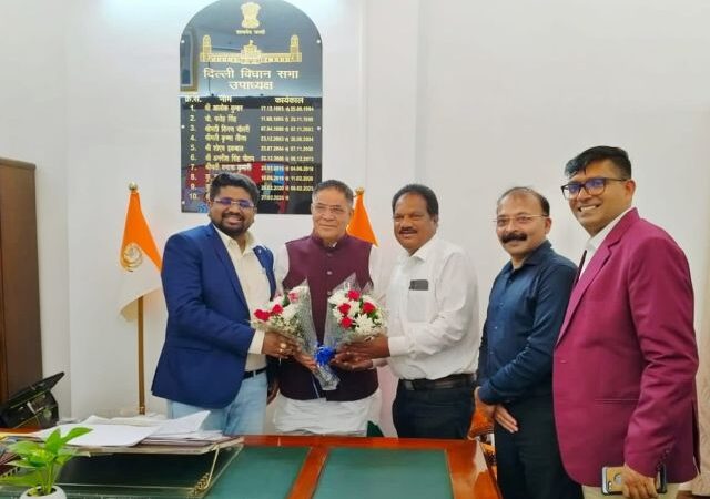 ​  Dr Bhargav Mallappa Meets Delhi Vidhan Sabha Deputy Speaker Mohan Bisht
