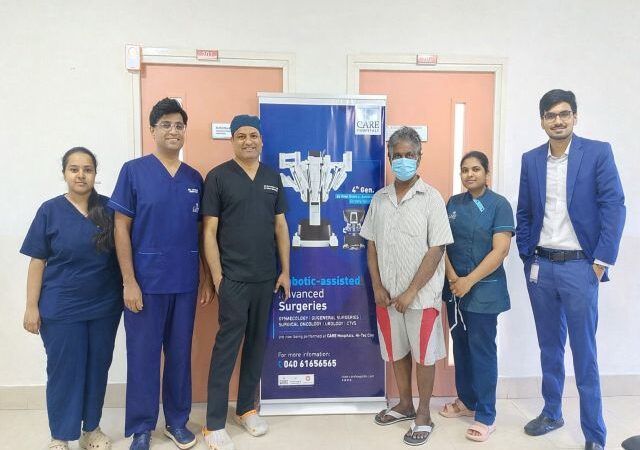 Three Weeks of “Acidity” Reveals Cancer: CARE Hospitals Saves Patient with Complex Robotic Surgery