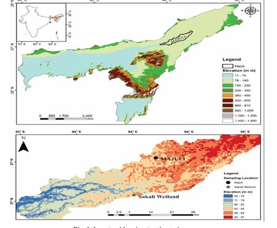 Indian Scientists have conducted an unprecedented archaeological study on Majuli Island