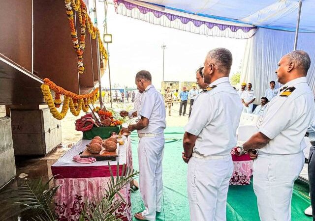 Keel Laid for Next-Generation Offshore Patrol Vessel for ICG