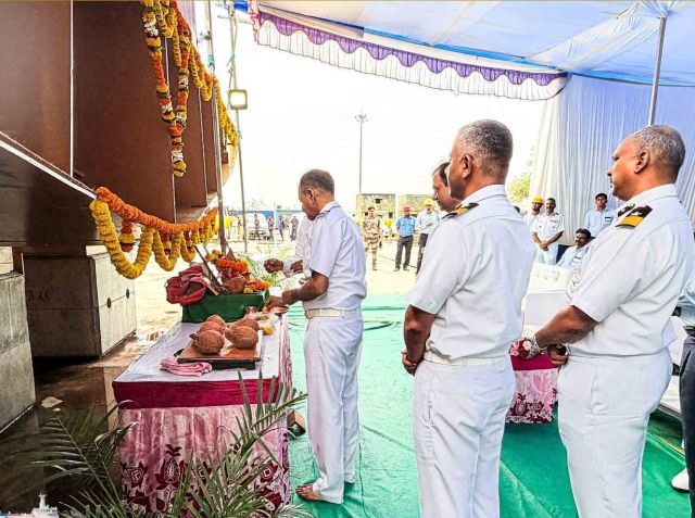 Keel Laid for Next-Generation Offshore Patrol Vessel for ICG
