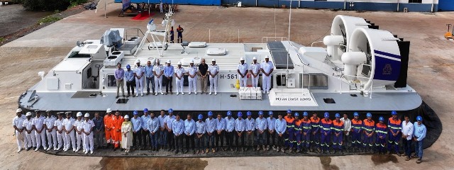 Indigenous Air Cushion Vehicle Joins Indian Coast Guard Fleet