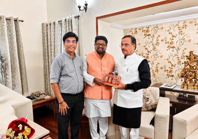 Dr. Bhargav Mallappa Meets Rajya Sabha MP Dr. Dinesh Sharma, Discusses Nation-Building and Public Service
