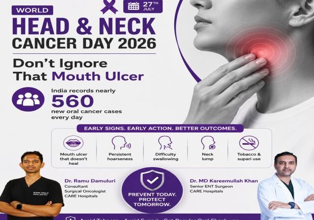 Don’t Ignore That Mouth Ulcer, Say CARE Doctors