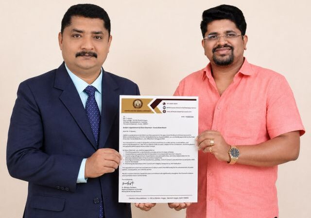​Akhila Sevak Samaj Council Appoints Mr. P. Hassim as State Chairman for Kerala