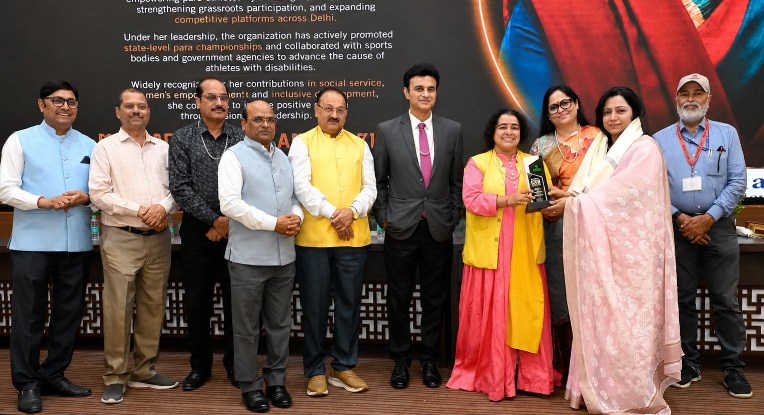 Delhi Paralympic Committee President Parul Singh Conferred with National Icon Award 2026 for Outstanding Contribution to Para Sports