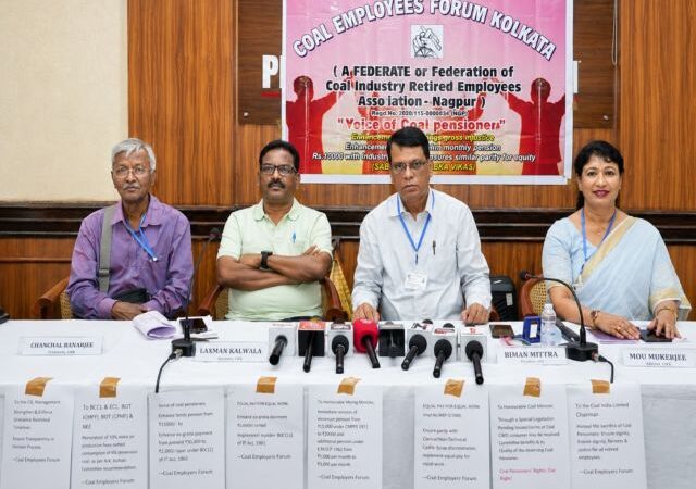 ​Coal Employees’ Forum Demands ₹10,000 Minimum Pension, IDA and Better Healthcare for Coal Pensioners