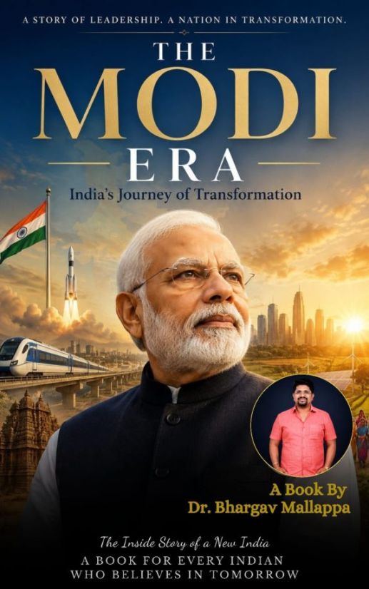 Dr. Bhargav Mallappa Authors The Modi Era: India’s Journey of Transformation, Dedicates Book to PM Narendra Modi