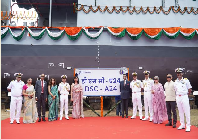 Indian Navy Launches DSC A24, Fifth Diving Support Craft